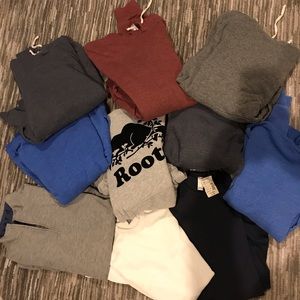 Men’s barely worn and new sweatshirts